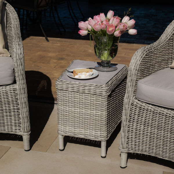 Maze - Oxford 3 Piece Rattan Bistro Set - Ceramic Glass product image