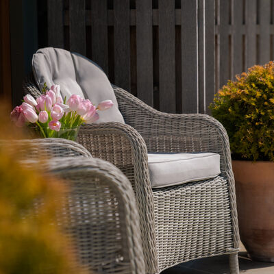 Maze - Oxford 3 Piece Rattan Bistro Set - Ceramic Glass product image