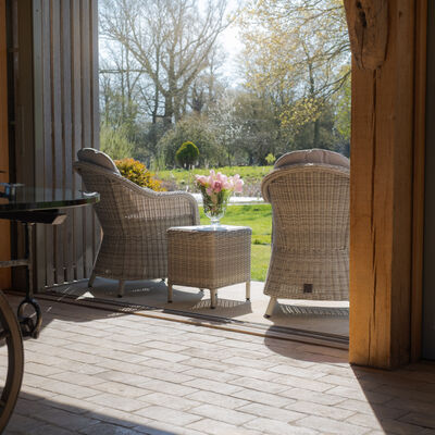Maze - Oxford 3 Piece Rattan Bistro Set - Ceramic Glass product image
