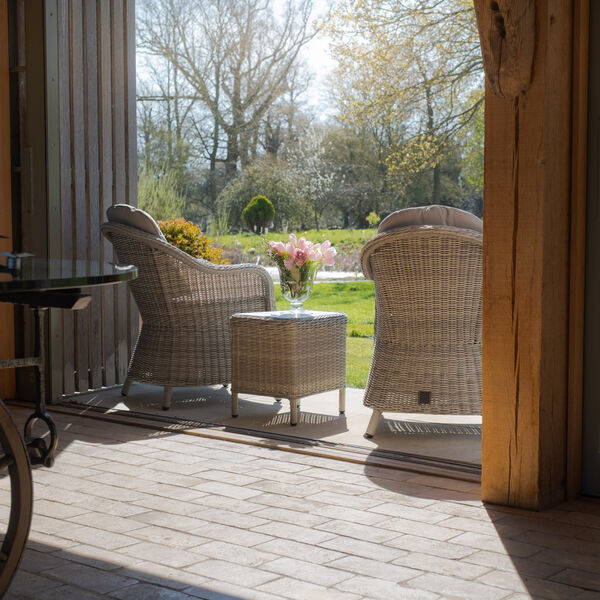 Maze - Oxford 3 Piece Rattan Bistro Set - Ceramic Glass product image