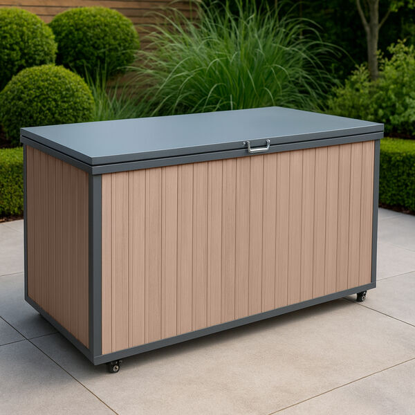 Maze - Aluminium Storage Box - Wood Effect | Maze Living