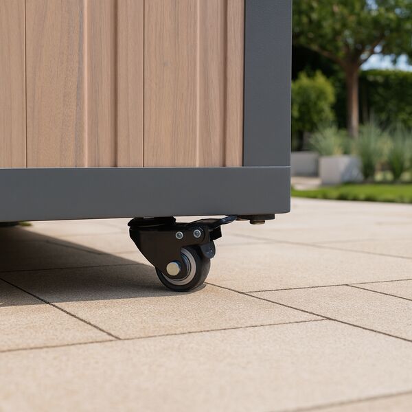 Maze - Aluminium Storage Box - Wood Effect product image
