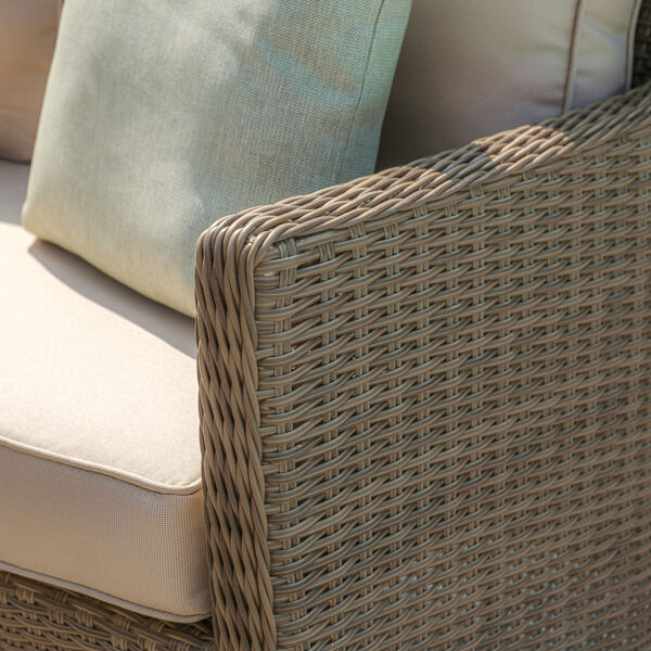 Maze - Winchester Sofa Rattan Dining Set with Ice Bucket & Rising Table - Ceramic Glass product image