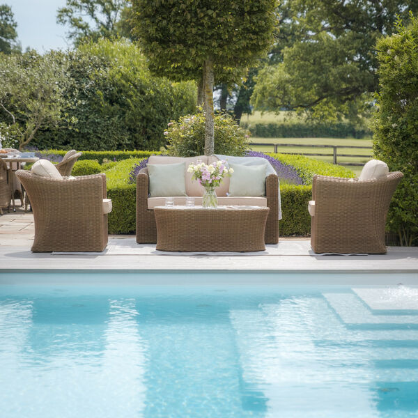 Maze - Winchester 2 Seat Rattan Sofa Set - Ceramic Glass product image