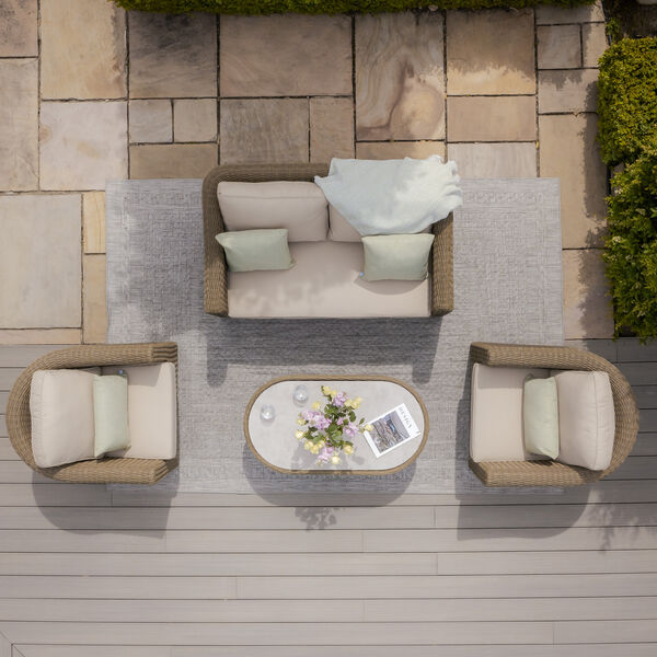 Maze - Winchester 2 Seat Rattan Sofa Set - Ceramic Glass product image