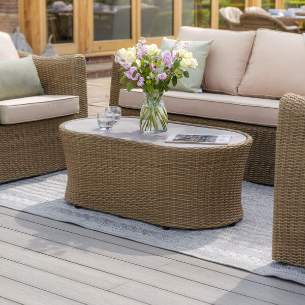 Maze - Winchester 2 Seat Rattan Sofa Set - Ceramic Glass product image
