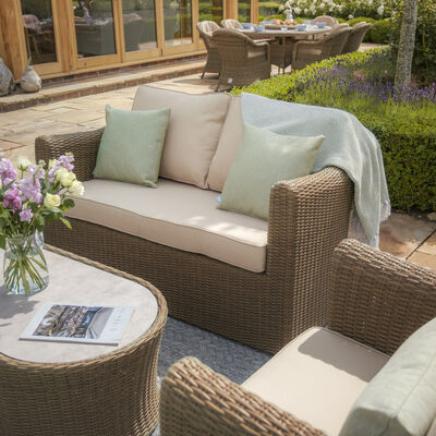 Maze - Winchester 2 Seat Rattan Sofa Set - Ceramic Glass product image