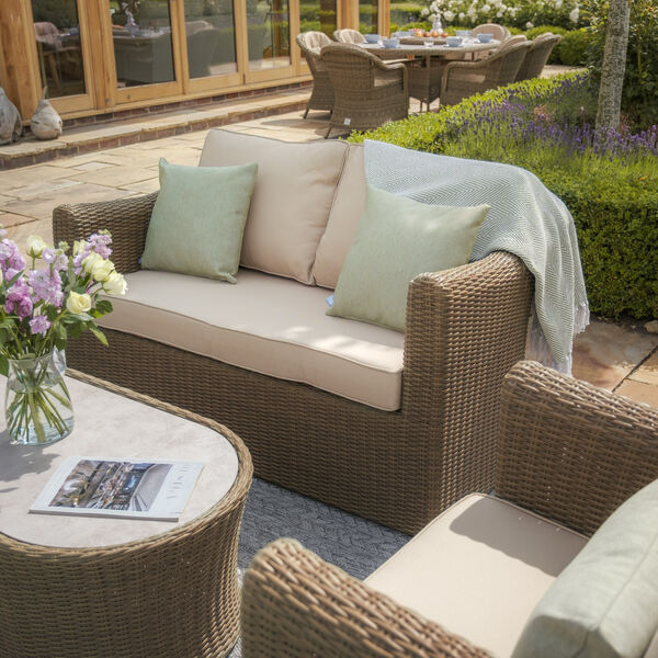 Maze - Winchester 2 Seat Rattan Sofa Set - Ceramic Glass product image