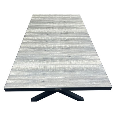 Maze - Vienna Small 4 - 6 Seat Extending Rectangular Dining Table with Charcoal Aluminium Frame product image