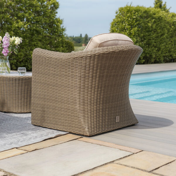 Maze - Winchester Deluxe Large Rattan Corner Dining Set with Rising Table & Armchair - Ceramic Glass product image