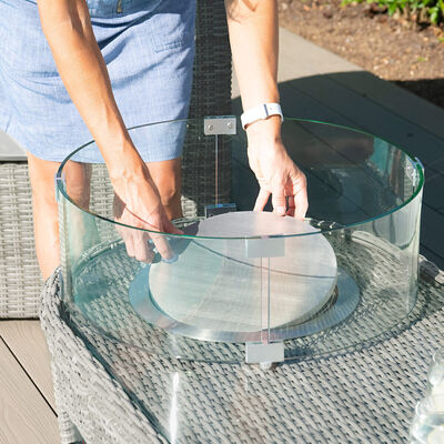 Maze - Oxford - Oval Fire Pit Coffee Table product image