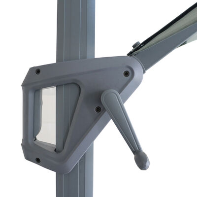 Maze - Helios 3m Round Rotating Cantilever Parasol with Base - Oil Green product image