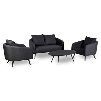 Maze - Outdoor Fabric Ambition 2 Seat Sofa Set - Charcoal product image