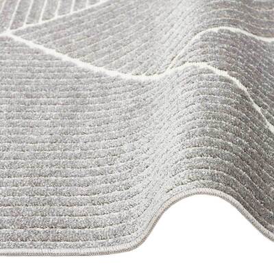 Jazz - Geometric Silver Indoor and Outdoor Rug - 290cm x 190cm product image