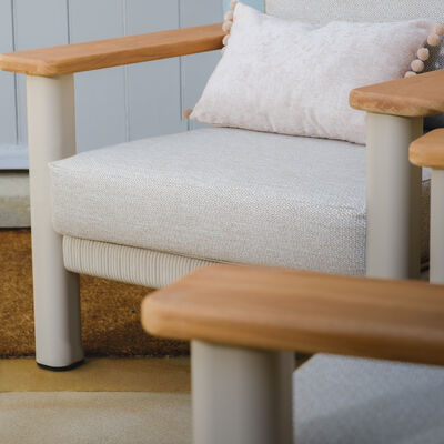 Maze - Sicily Rope Weave Lounge Set with Round Side Table - Latte product image