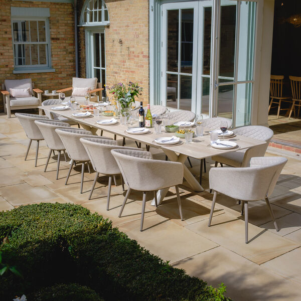 Maze - Outdoor Fabric Ambition 8-12 Seat Maxim Extending Dining Set product image