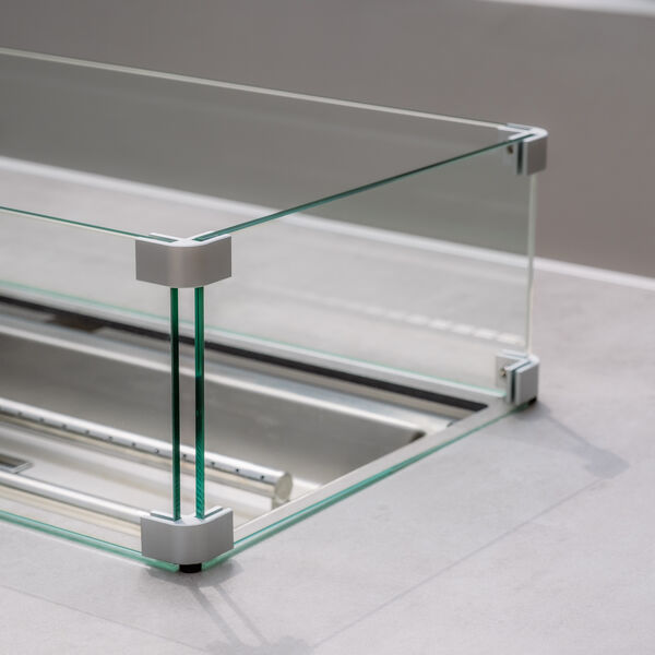 Maze - Amalfi/New York Aluminium Fire Pit Table - White product image