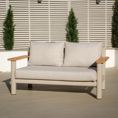 Maze - Sicily Rope Weave 2 Seat Sofa - Latte product image