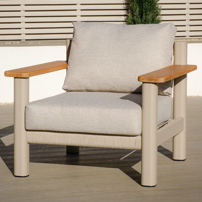 Maze - Sicily Rope Weave Armchair - Latte product image