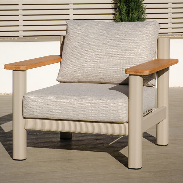 Maze - Sicily Rope Weave Armchair - Latte