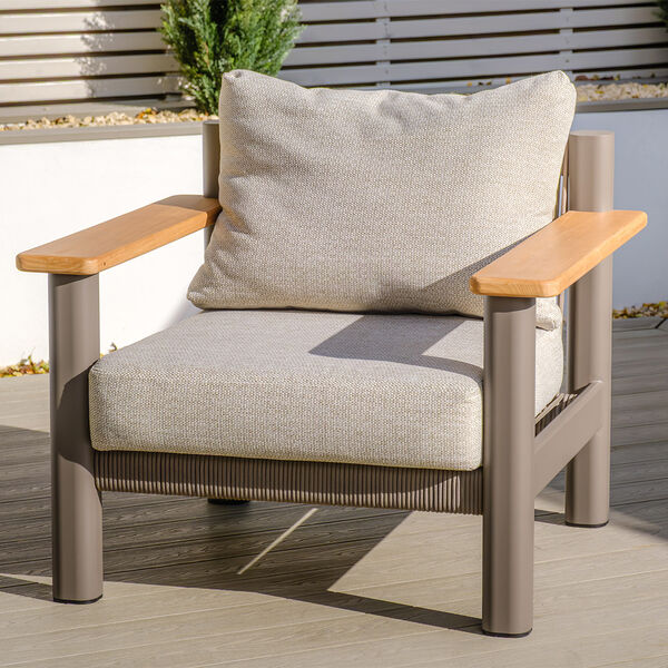 Maze - Sicily Rope Weave Armchair - Café