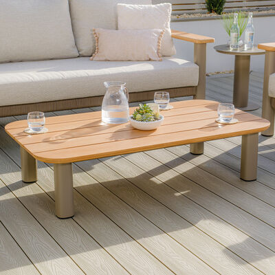 Maze - Sicily Teak Rectangular Coffee Table - Café product image