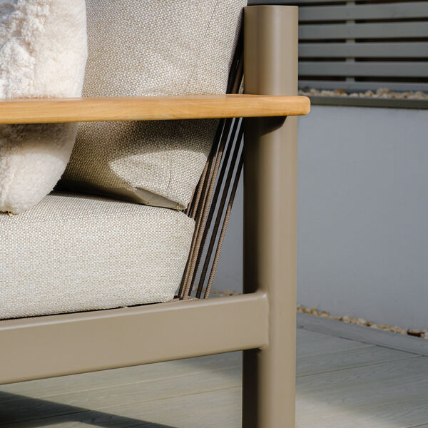 Maze - Sicily Rope Weave Garden Sofa Set with Coffee Table & 2x 3 Seat Sofas - Café product image