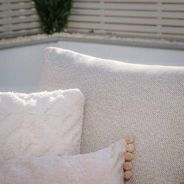 Maze - Sicily Rope Weave Garden Sofa Set with Coffee Table & 2x 3 Seat Sofas - Café product image