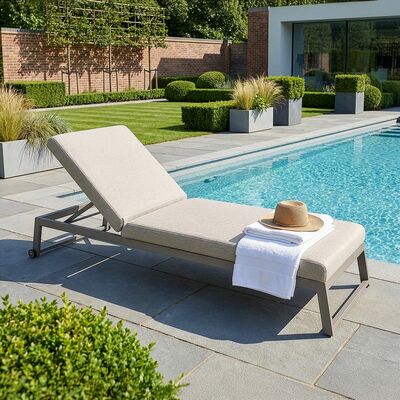 Allure Sunlounger - Latte