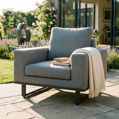 Ethos Lounge Chair - Zinc Grey