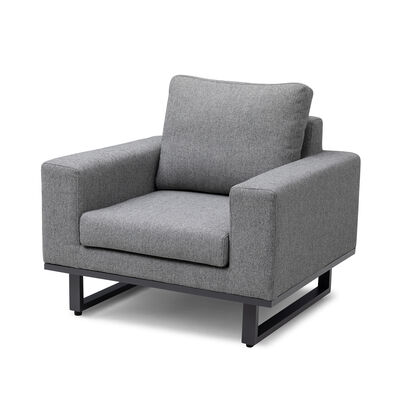 Maze - Outdoor Fabric Ethos Garden Sofa Armchair - Zinc Grey product image