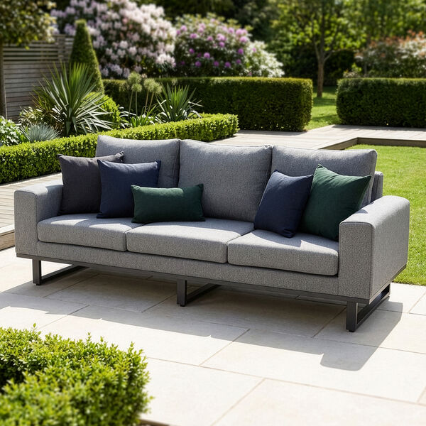 Ethos 3 Seat Sofa - Zinc Grey