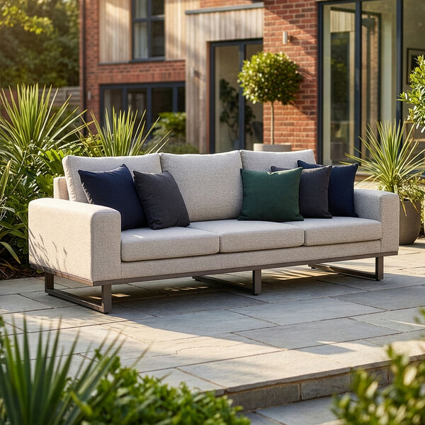 Ethos 3 Seat Sofa - Latte