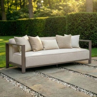 Ibiza 3 Seat Sofa - Latte