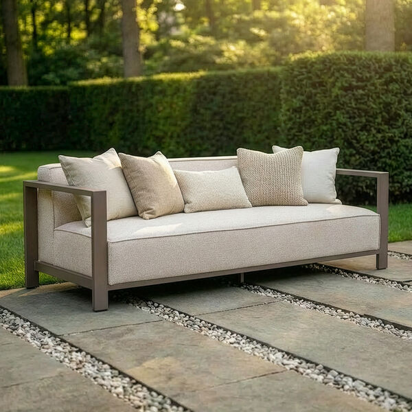 Ibiza 3 Seat Sofa - Latte