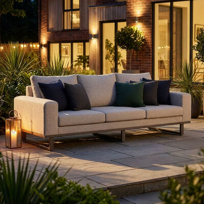 Ethos 3 Seat Sofa - Latte
