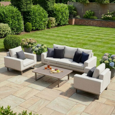 Ethos 3 Seat Sofa Set - Latte