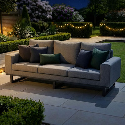 Ethos 3 Seat Sofa - Zinc Grey