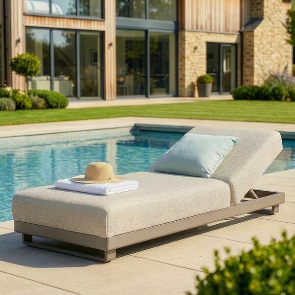 Ibiza Sunlounger - Latte