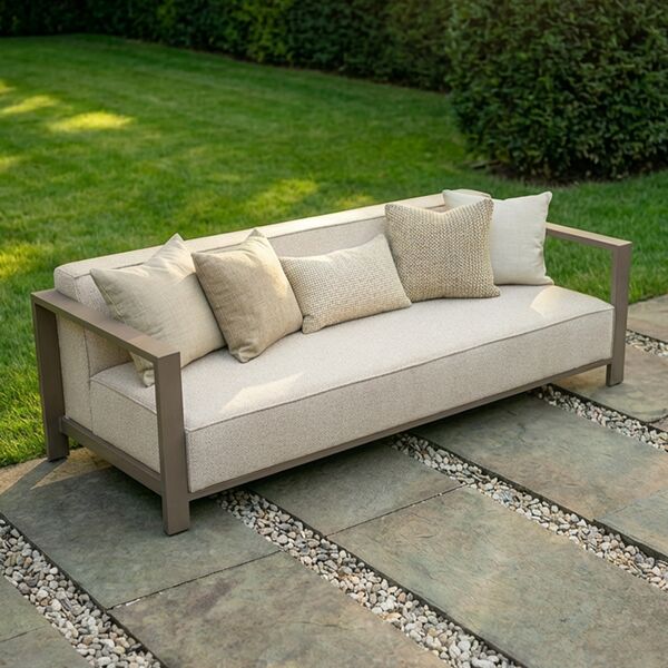 Ibiza 3 Seat Sofa - Latte