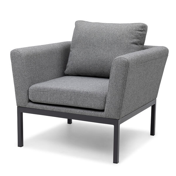 Maze - Outdoor Fabric Pulse 3 Seat Sofa Set with Rising Table - Zinc Grey product image
