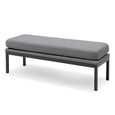 Maze - Outdoor Fabric Pulse 3 Seat Sofa Set with Rising Table - Zinc Grey product image