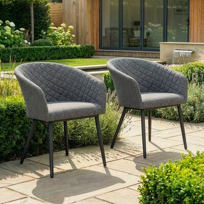 Ambition Dining Chair x2 - Zinc Grey
