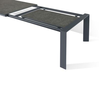Maze - Outdoor Fabric Ambition 6-10 Seat Extending Dining Set - Zinc Grey product image