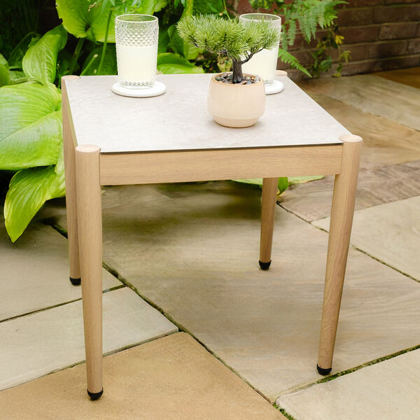 Maze - Burford Aluminium Square Side Table