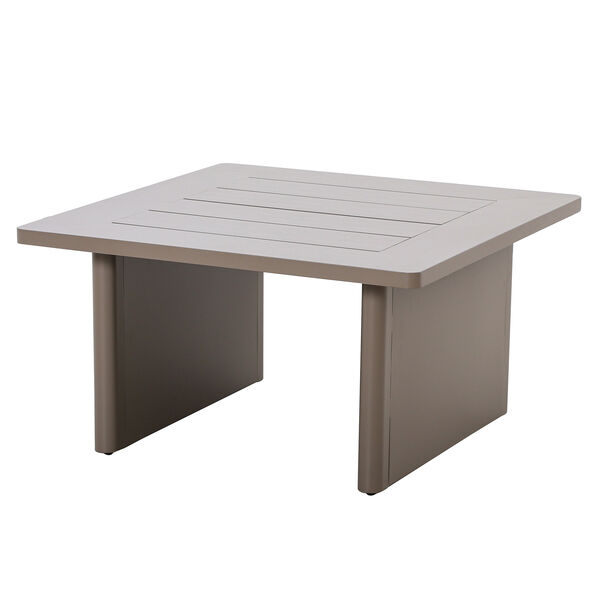 Maze - Metro Aluminium 3 Seat Garden Sofa Set with Rectangular Coffee Table - Café Almond product image