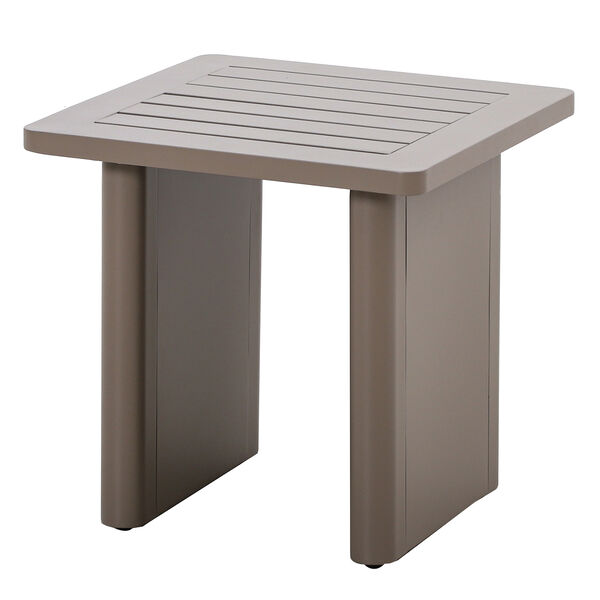 Maze - Metro Aluminium Garden Lounge Set with Square Coffee Table - Café Almond product image
