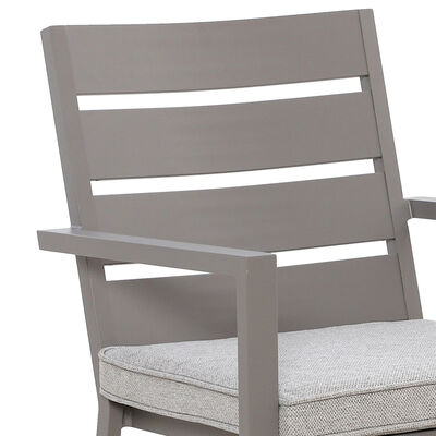 Maze - Montreal Aluminium 6 Seat Rectangular Garden Dining Set - Cool Linen product image