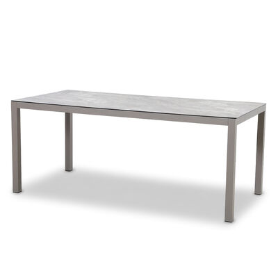 Maze - Montreal Aluminium 6 Seat Rectangular Garden Dining Set - Cool Linen product image