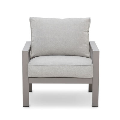 Maze - Montreal Aluminium 3 Seat Garden Sofa Set with Rectangular Coffee Table - Cool Linen product image